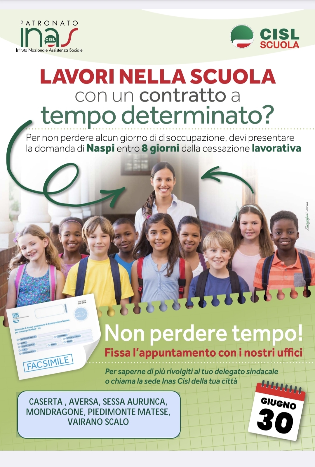 DOMANDE NASPI SCUOLA 2026